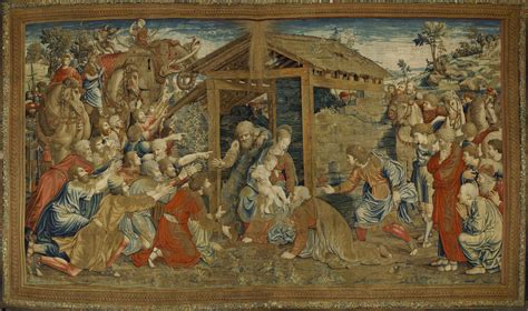 The Adoration of the Magi -  A Tapestry of Vivid Colors and Symbolic Depth!